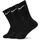 Crew-Socken 3 Paare Black/White 46-50