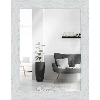 MendeFrames Wandspiegel H610 Vintage-Look weiß 50x50 cm - Weiß