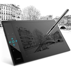 Bild von Grafiktablett 10x6 Zoll mit 1 Touchpad und 4 Touch-Tasten, VEIKK A30 Pen Tablet mit 8192 Druckstufen Batterielosem Stift Kompatibel Windows/Mac OS/Android/Chrome OS/Linux