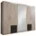 Drehtürenschrank Freiburg 270 x 210 x 58 cm Grau