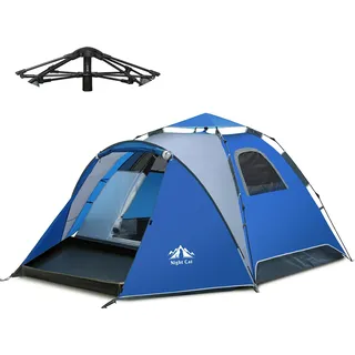 Night Cat Wurfzelt 4 Man Camping: Quick Set Up and Wasserdicht for Outdoor | 4 Personen festival wurfzelte reactive in 60 sekunden automatik schnellaufbau vorzelt