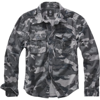 Brandit Textil Brandit Vintage Shirt Longsleeve grey Camo S