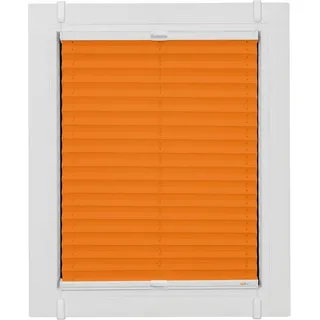 SUNLINES Plissee One Size Style Crepe 105 x 190 cm orange/weiß