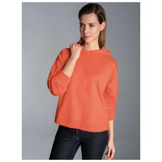 TRIGEMA Dünner Oversize-Hoodie Sweatshirt Orange XS