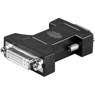 goobay Adapter, DVI (24+5) Buchse 15pol.VGA HD-Stecker