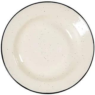 Sagaform Doris Emaillie Teller in der Farbe Beige in der Größe 20x2,5cm, 5018177