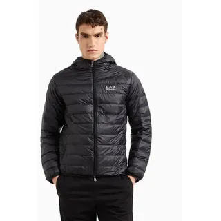 EA7 Faltbare Daunenjacke Core Identity schwarz 2