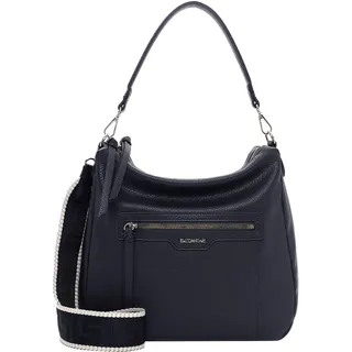 Beuteltasche EMILY & NOAH "Beutel E&N Josepha", Damen, Gr. B/H/T: 29cm x 27cm x 11cm 0, blau (blau 500), PVC, Taschen Beuteltasche