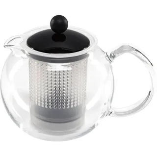 Bodum 1764805 Teekanne - Transparent / Black - One Size