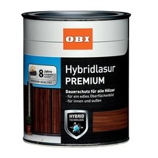 OBI Hybridlasur Premium Nussbaum dunkel 375 ml