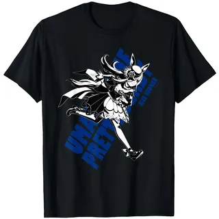 Umamusume: Pretty Derby Rice Shower T-Shirt, Herren, Schwarz, L