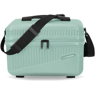 Travelite Beautycase Hartschale Handgepäck, Bali, Kosmetikkoffer mit Organizer -und Aufsteckfunktion, 36 cm, 17 Liter