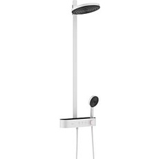 Bild von Pulsify S Showerpipe 260 2jet mit ShowerTablet Select 400, mattweiß