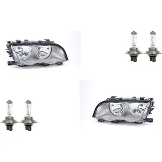 Scheinwerfer passend für BMW 3er E46 Limo Touring Satz mit H7- H7 li.re. 63126908215 6908215 63126908216 6908216 Johns