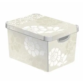 Curver Aufbewahrungsbox Deco Stockholm 39,5 x 24 x 29,5 cm 1-tlg. beige
