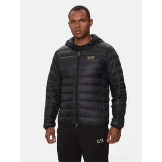 EA7 Faltbare Daunenjacke schwarz 3XL