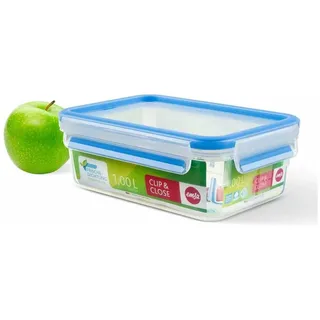 Emsa Frischhaltedose rechteckig blau 19,7 x 13,6 cm 1 l