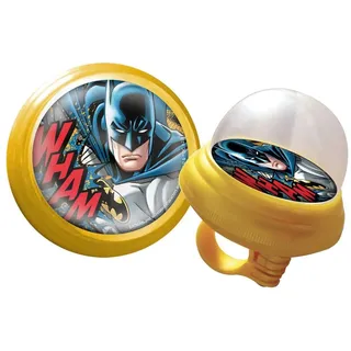 Tataway Fahrradklingel Modell Squeezy Baby Batman Man Fledermaus DC Comics Superheld gelb schwarz