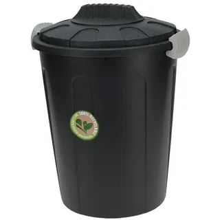 Papierkorb 23L mit Deckel Anthrazit - Grau