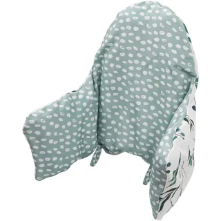 Kissen Für Hochstuhl, Hochstuhlkissen Für IKEA Antilop, Bequemes Sitzkissen, Eingebautes Aufblasbares Baby Sitzt (Frische Blätter)
