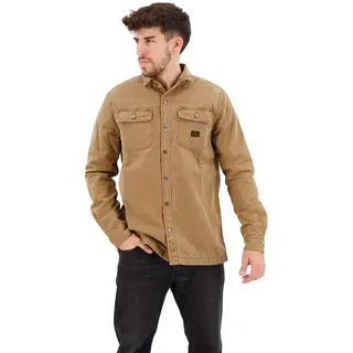 Superdry Canvas Workwear Überhemd - Sandstone Brown - L