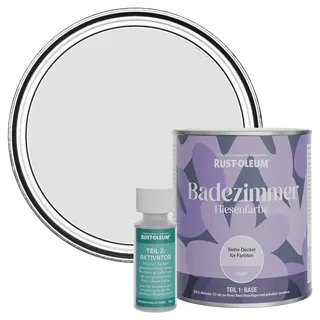 Rust-Oleum wasserfeste hellgrau Fliesenfarbe für Badezimmer in Matt Finish - Bibliothek Grau 750ML