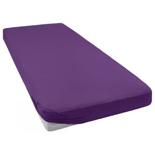 bellana Spannbettlaken Jersey-Elasthan 140 x 200 - 160 x 220 cm lila