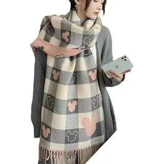 SMMZRF Schal Elegante Damen Herbst Und Winter Kaschmir Mode, Vielseitiger Schal Dicker Warmer Schal