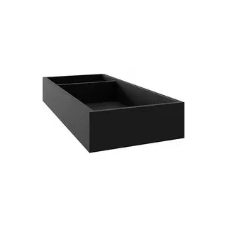 fm Schreibtisch-Organizer schwarz Holz 25,0 x 9,5 x 3,5 cm