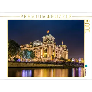 CALVENDO Puzzle Berlin Reichstag | 1000 Teile Lege-Größe 64 x 48 cm Foto-Puzzle für glückliche Stunden