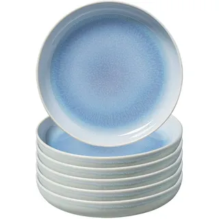 Villeroy & Boch Suppenteller Crafted ø 21,9 cm 6er Set blau