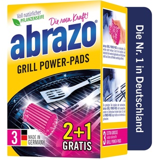 abrazo Grill und Backofenreiniger-Pads, je 3 Stück