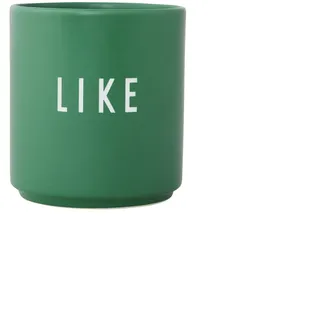Design Letters Porzellanbecher Like Grün - Grün