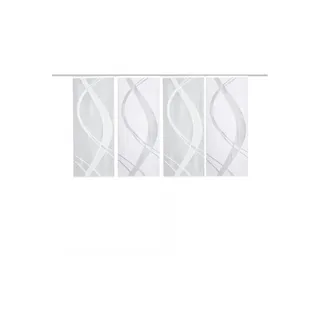 HOME WOHNIDEEN Schiebevorhang ¦ weiß ¦ Maße (cm): B: 57 H: 145