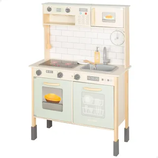 Woomax 39073 Spielküche Aus Holz Lernspielzeug 30x68x102cm - Multicolour - One Size