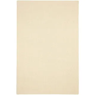 Snapstyle Natur Teppich Wollteppich 100 x 100 cm Weiß