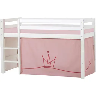 Hoppekids Hochbett ECO Dream 70 x 160 cm Kiefer massiv rosa