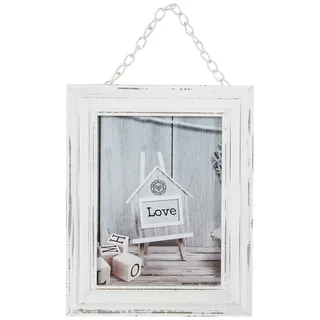 ZEP SY968W Rivoli Holzbilderrahmen, Holz, vintage look / weiß, 15 x 20 cm