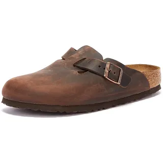 Birkenstock Boston Nubukleder geölt habana 45