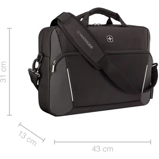 Wenger XE Compact Brief Laptop-Tasche für Laptop 16" | Schwarz
