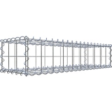 Bild von Gabione 100 cm x 20 cm x 30 cm mit Maschenweite 10 cm x 10 cm