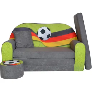 Kindersofa FANZONE Football de Kinderzimmersofa zum Aufklappen FORTISLINE