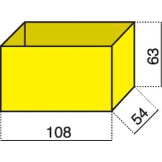 Bild Sortimentskoffer-Einsatz (L x B x H) 108 x 54 x 63mm Anzahl Fächer: 1 Inhalt