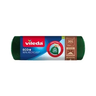 Vileda Müllbeutel, ECO+ 30,0 l grün, 15 St.