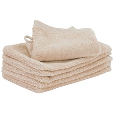 Heckett Lane Waschlappen, 100% Baumwolle, Cuban Sand, 16 x 21 cm, 6 Stück