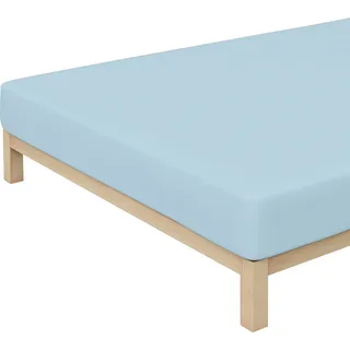 Premium Baumwolle 180 x 200 - 200 x 220 cm blue light