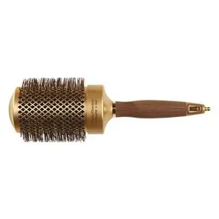 Olivia Garden Expert Blowout Shine wavy bristles, gold/brown Rundbürste