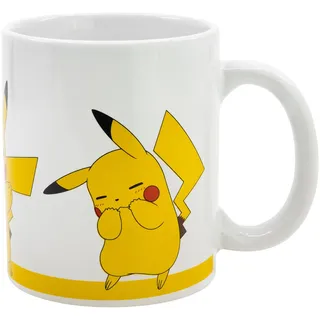 Stor KERAMIKTASSE 11 UNZEN IN POKEMON PIKACHU GESCHENKBOX, Einfarbig, Einheitsgröße