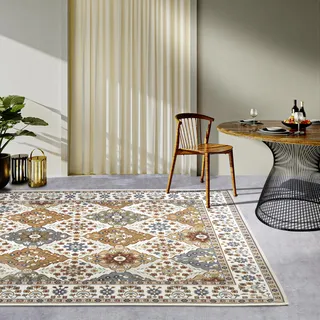 Villeroy & Boch Domenique In- & Outdoor, Flachgewebe, wetterfest, Balkon, Garten, Klassisch, Terrasse,