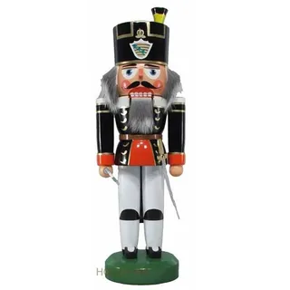 Nussknacker Bergmann schwarz 35cm NEU Nußknacker Holz Figur Erzgebirge